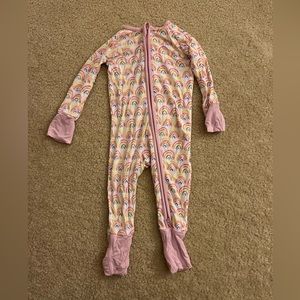 Little Sleepies 3-6 month rainbow Jammie’s